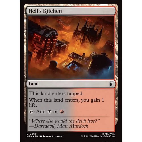 MSH 268 地狱厨房 Hell's Kitchen 万智牌 闪 C
