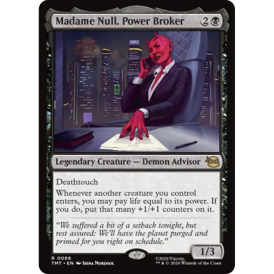TMT 66 权力掮客努尔夫人Madame Null, Power Broker 万智牌 闪 R