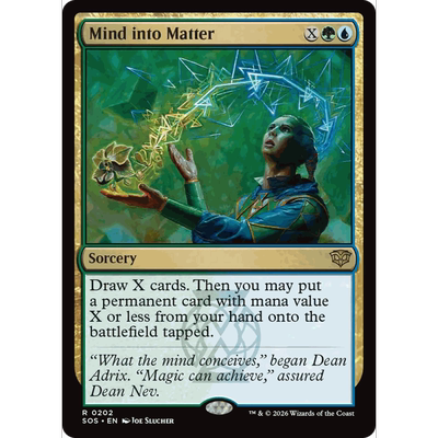SOS 202 心生如物 Mind into Matter 万智牌 闪 R