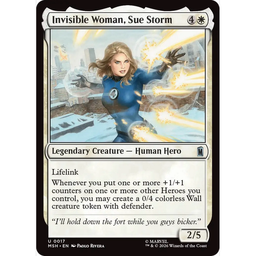 MSH 17 隐形女苏·斯托姆Invisible Woman,Sue Storm 万智牌 闪 U