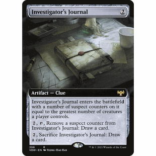 VOW 396 调查员日志 Investigator's Journal 万智牌 闪 R 扩画