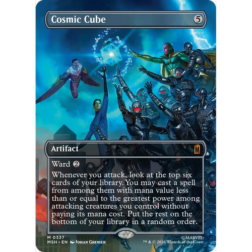 MSH 337 宇宙魔方 Cosmic Cube 万智牌 闪 场景 异画 M
