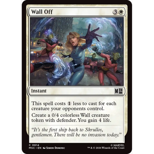 MSC 614 墙阻 Wall Off 万智牌 速战 闪 C