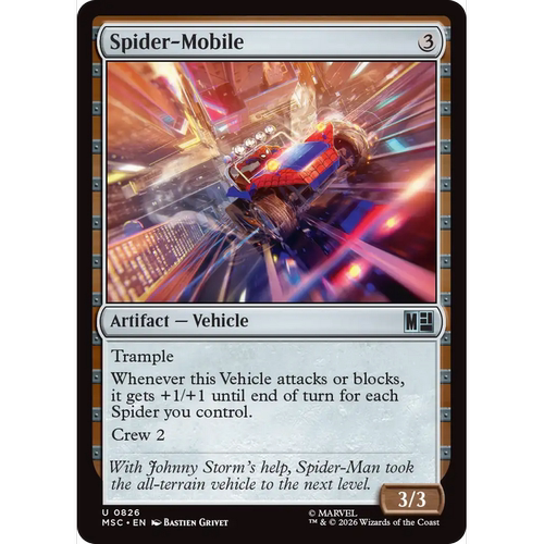 MSC 826 蜘蛛车 Spider-Mobile 万智牌 速战 闪 U