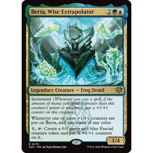 SOS 175 机智外推家蓓塔 Berta, Wise Extrapolator 万智牌 闪 R
