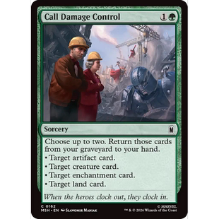 MSH 162 呼叫损害控制组 Call Damage Control 万智牌 闪 C