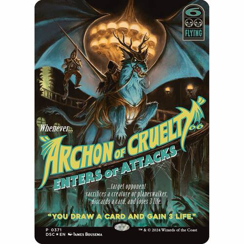 DSC 371 残酷统领 Archon of Cruelty 万智牌 闪 M 异画 P