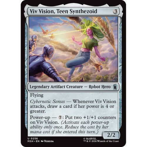 MSH 256 合成少女薇薇·幻视 Viv Vision 万智牌 闪 U