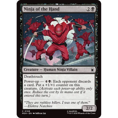 MSH 108 手合会忍者 Ninja of the Hand 万智牌 闪 C