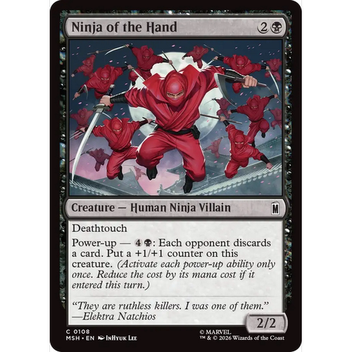 MSH 108 手合会忍者 Ninja of the Hand 万智牌 闪 C