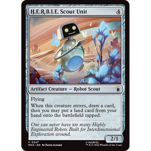 MSH 247 赫比侦察单元 H.E.R.B.I.E. Scout Unit 万智牌 闪 C