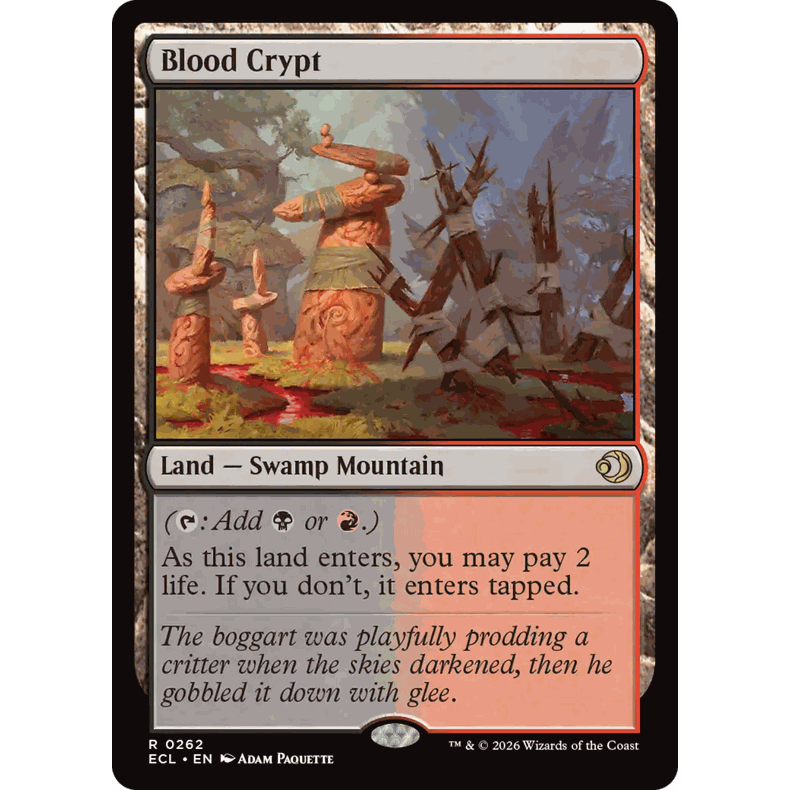ECL 262 血腥墓穴 Blood Crypt 万智牌 闪 R