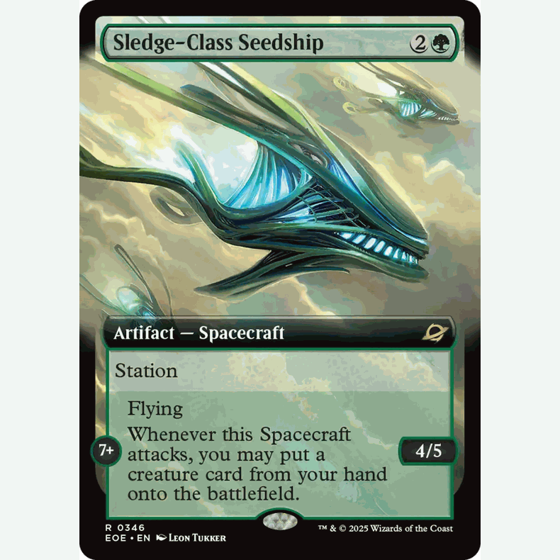 【聚点】万智牌 EOE 飞锤级殖种船 R 闪 扩画