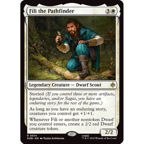 HOB 14 善于寻路的菲力 Fíli the Pathfinder 万智牌 闪 R