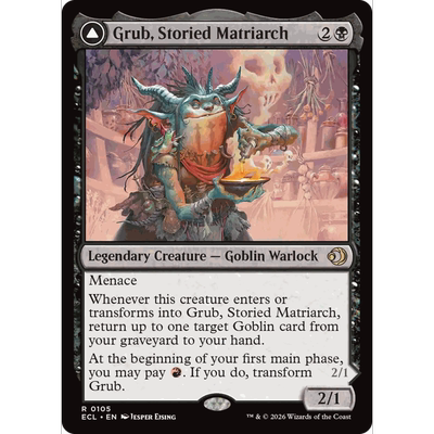 ECL 105 盛誉族母寻宝 Grub, Storied Matriarch  万智牌 闪 R
