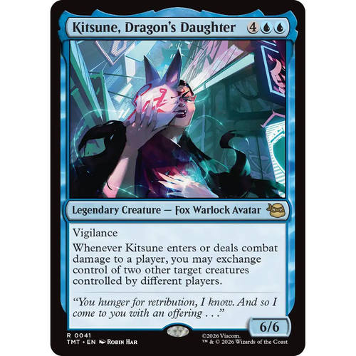 TMT 41 龙女狐面 Kitsune, Dragon's Daughter 万智牌 闪 R