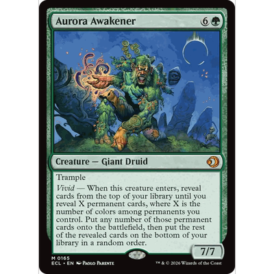 ECL 165 极光醒眠师 Aurora Awakener  万智牌 闪 M
