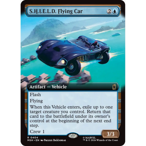 MSH 404 神盾局飞车 S.H.I.E.L.D. Flying Car 闪 宽画 R