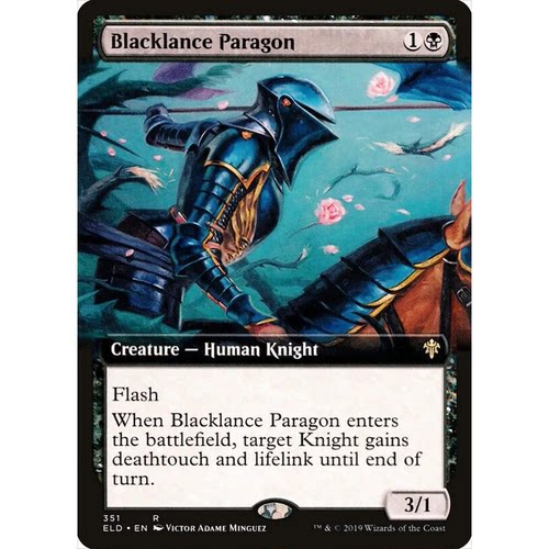 ELD 351 乌枪团典范 Blacklance Paragon 万智牌 闪 R 扩画
