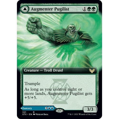 STX 321 增威拳手 Augmenter Pugilist  万智牌 闪 R 扩画