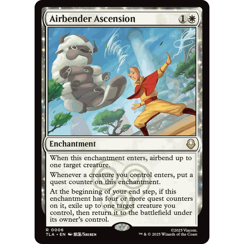 TLA 6 截气神通腾扬  Airbender Ascension  万智牌 闪 R