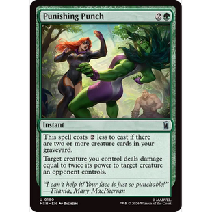 MSH 180 惩戒重拳 Punishing Punch 万智牌 闪 U