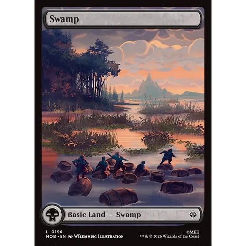 HOB 196 沼泽 Swamp 万智牌 闪 C