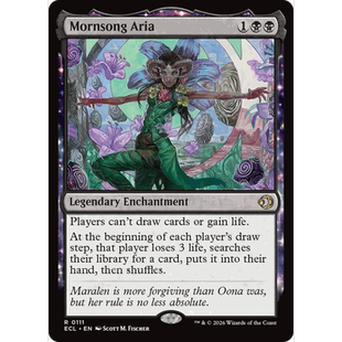 ECL 111 晨曲咏叹 Mornsong Aria  万智牌 闪 R