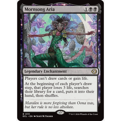 ECL 111 晨曲咏叹 Mornsong Aria  万智牌 闪 R