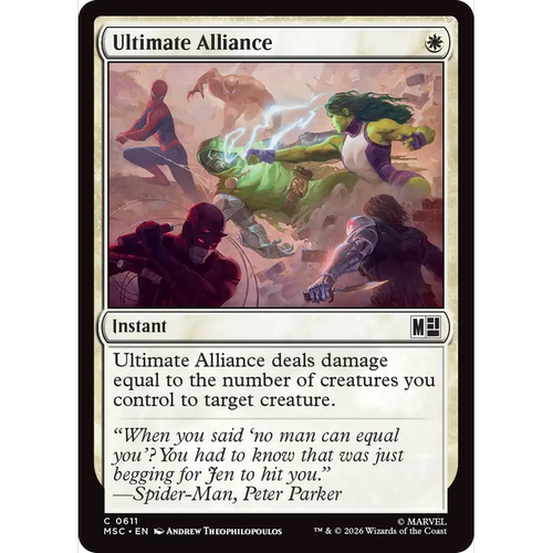 MSC 611 终极联盟 Ultimate Alliance 万智牌 速战 闪 C