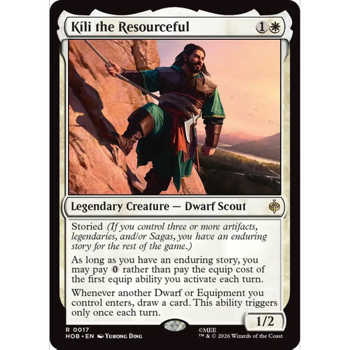 HOB 17 足智多谋的奇力 Kíli the Resourceful 万智牌 闪 R
