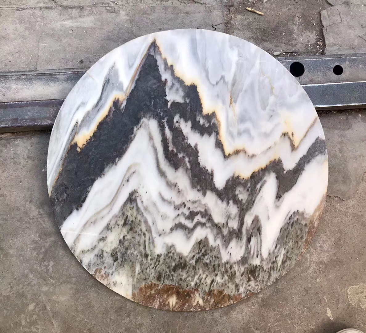 云南大理点苍山天然大理石画奇石老矿石屏风石电话18567285516