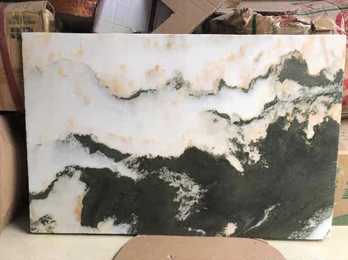 云南大理石 山水画天然 老矿石画 精品云石片微信18567285516