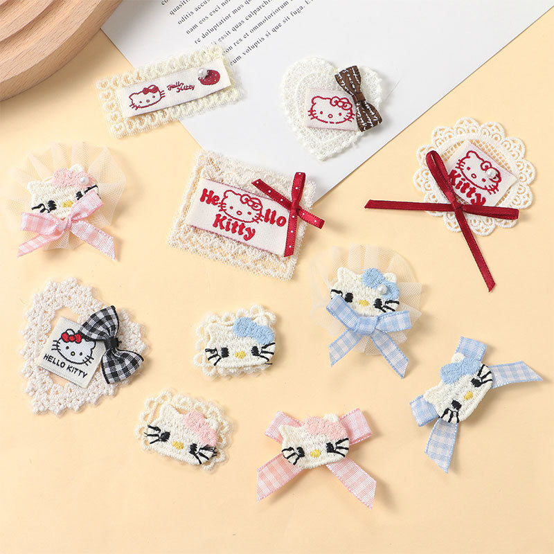 手缝款刺绣布贴镂空蕾丝蝴蝶结kt猫咪服装鞋帽袜箱包装饰配饰挂件,居家布艺,布贴,淘宝优惠券,粉丝福利购,淘宝优惠卷