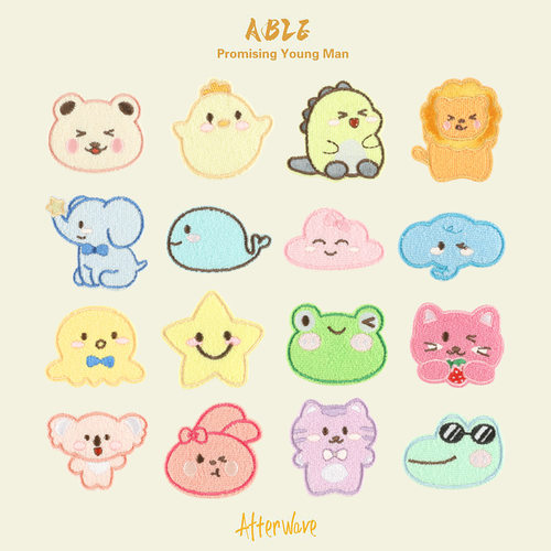 卡通羽绒服修补丁贴动物衣服破洞装饰贴自粘免缝ins风刺绣布贴diy