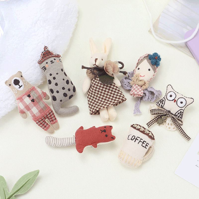 日系棉麻兔子胸针文艺可爱别针森系包包配饰围巾衣服装饰点缀饰品,饰品/流行首饰/时尚饰品新,胸针,淘宝优惠券,粉丝福利购,淘宝优惠卷