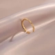 莫比乌斯轻奢锆石开口戒指女时尚 高级感简约素圈小众设计感食指戒