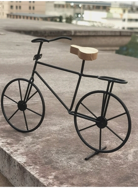 铁艺精致迷你自行车家居饰品摆件