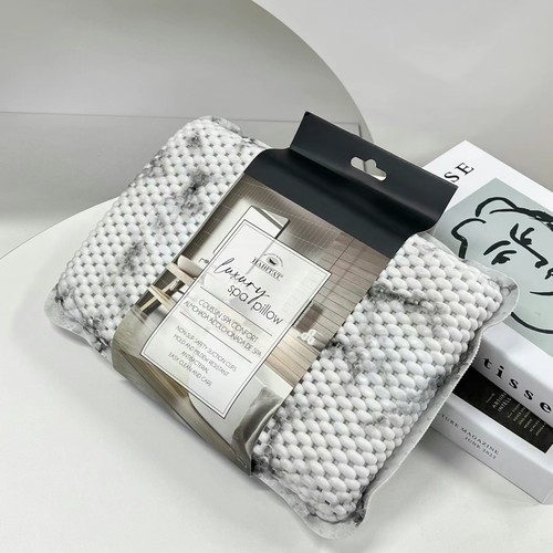 外单高级感柔软舒适家居卧室床头靠垫靠枕带吸盘防滑浴缸枕头V1