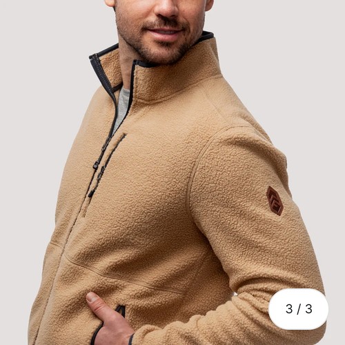 秋冬户外抓绒保暖防风男休闲立领拉链开衫外套夹克长袖抓绒衣