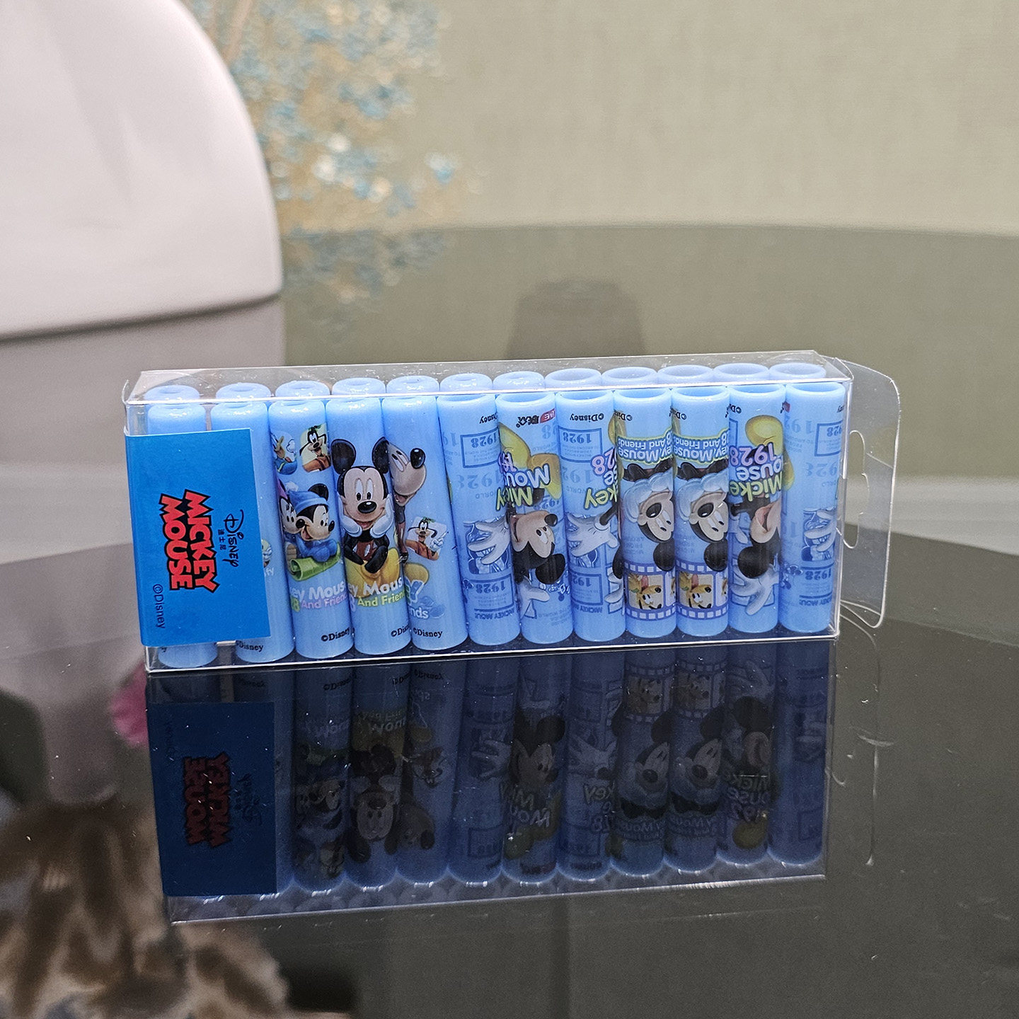 迪士尼铅笔笔帽米奇笔盖铅笔套保护套塑料笔套24个装