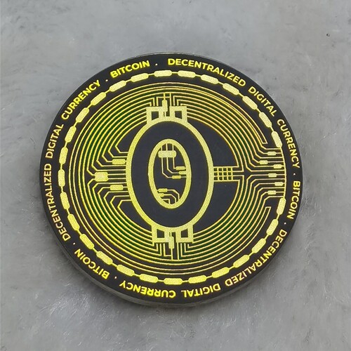 字母BTC霓虹XRP以太坊钛合金把币