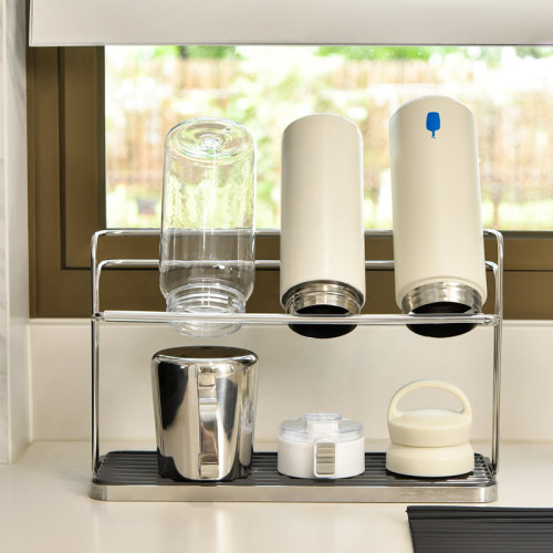 双层放置沥水收纳设计