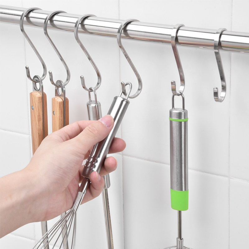 304不鏽鋼扁鈎多功能服裝店s鈎廚房門後挂鈎免釘衛生間多用單鈎在類目 收納整理, 家庭整理用具, 掛鉤/粘鉤中 - 來自Buy2taobao.com提供專業的淘寶代購服務