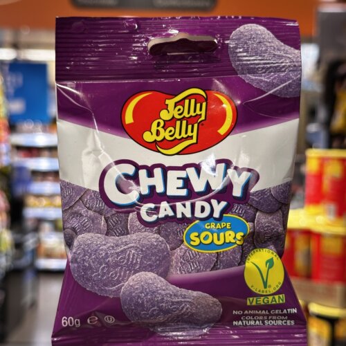 香港代购美国进口JELLY  BELLY 吉贝力酸味提子软糖袋装60g葡萄味