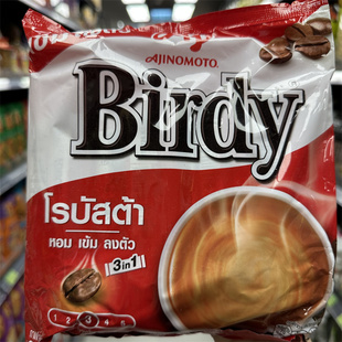 泰国进口birdy小鸟速溶咖啡卡布奇诺意式风味奶咖独立2明星同款