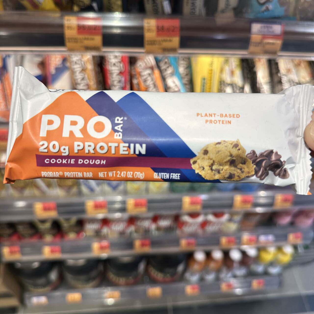 代购美国Probar巧啊可怜花生薄荷素食蛋白棒户外运动补充能量体力