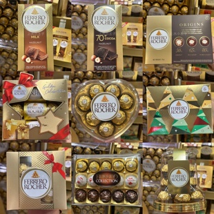 香港代购费列罗金莎巧克力榛果威化巧克力礼盒装意大利进口心形