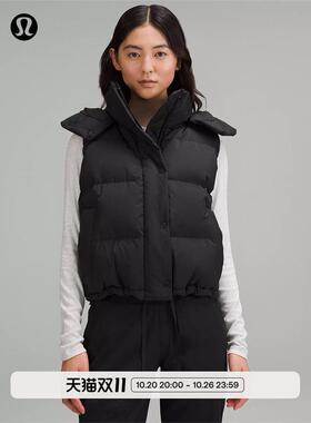 Wunder Puff 女士短款羽绒马甲 防风拒水丨lululemon丨LW4CAES