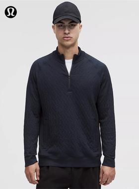Engineered Warmth男士绞花针织半拉炼运动衫lululemon 丨LM3FESS